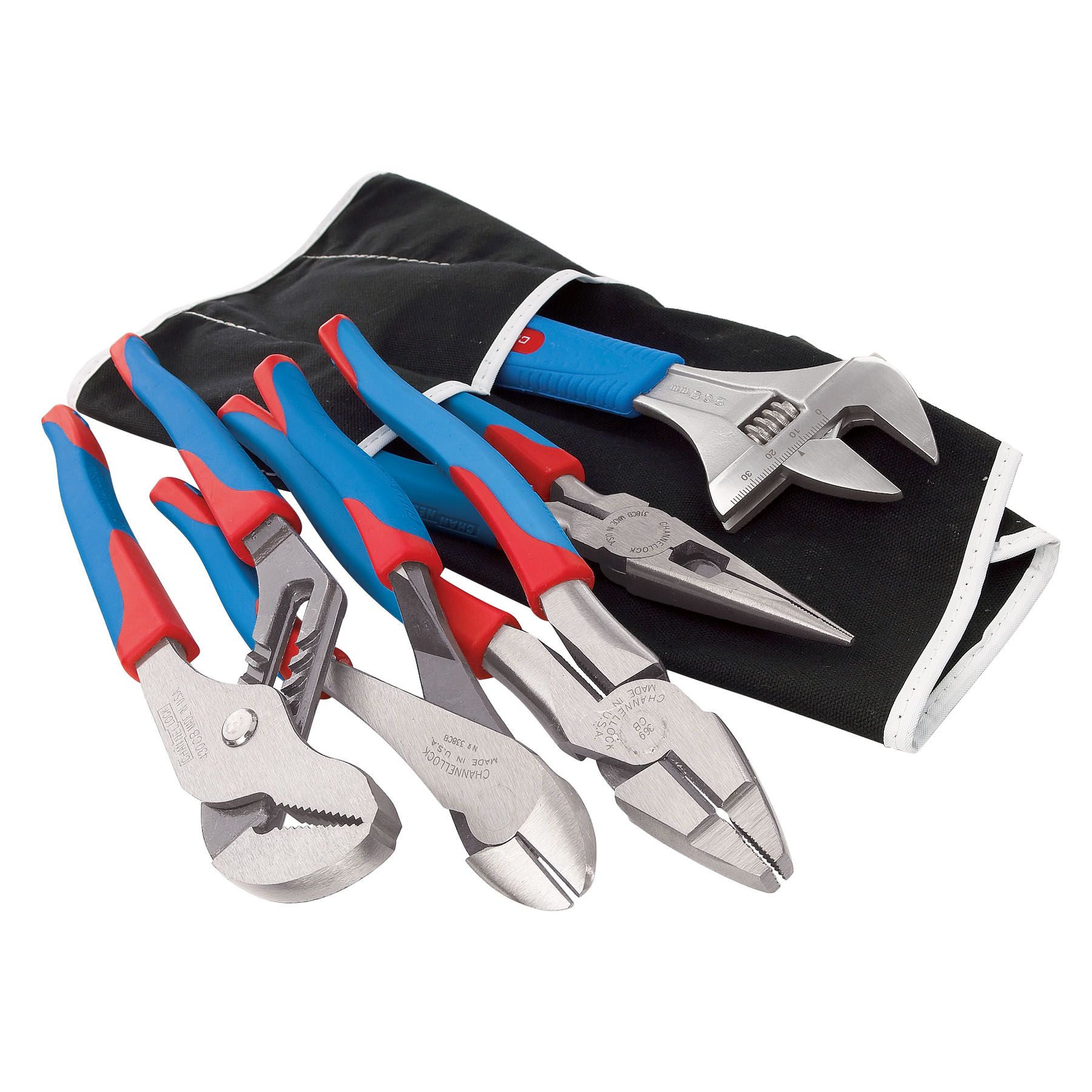 Channellock 5 pc. Code Blue&reg; Tool Set in a Canvas Tool Roll