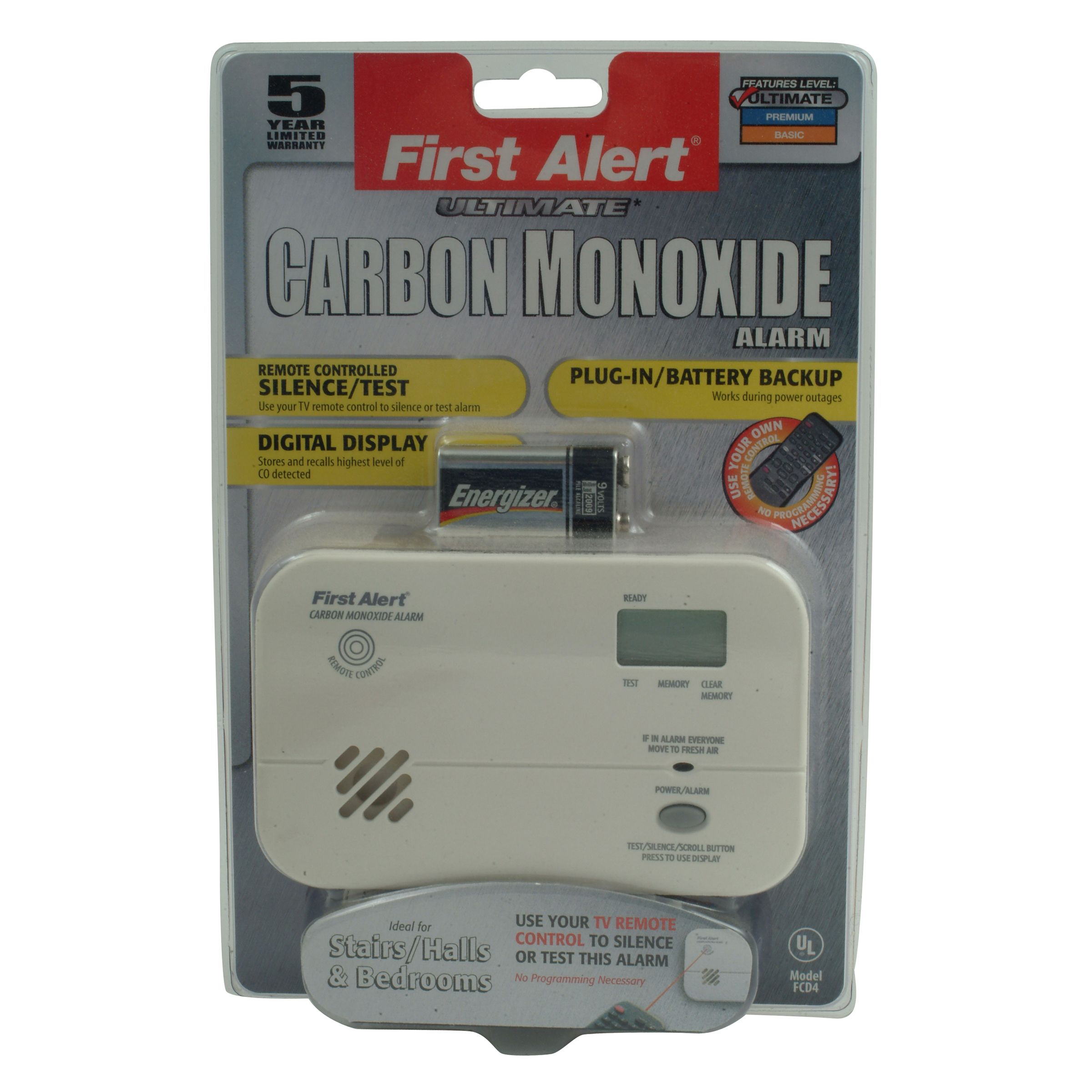 First Alert Digital Carbon Monoxide Detector | Shop Your ...