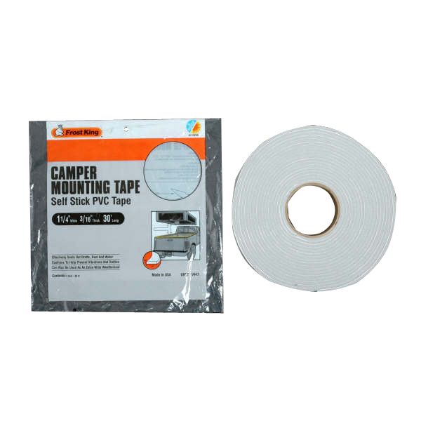 Frost King Camper Mounting Tape, 1-1/4 in. x 30 ft. - Gray