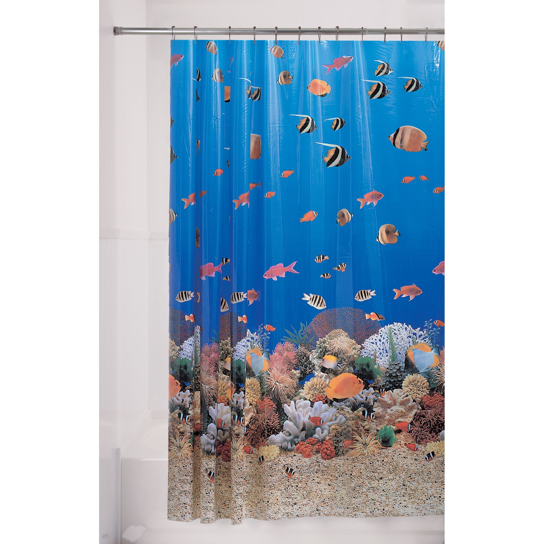 Essential Home Shower Curtain Cozumel Vinyl