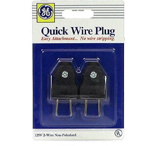 UPC 043180018908 - GE Quick-Wire Plug Brown 2pk | upcitemdb.com