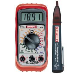 Craftsman Digital Multimeter and Voltage Detector