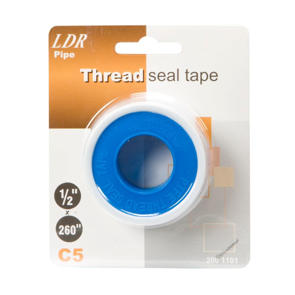 LDR Industries 0.5 x 260 inch Thread Seal Tape
