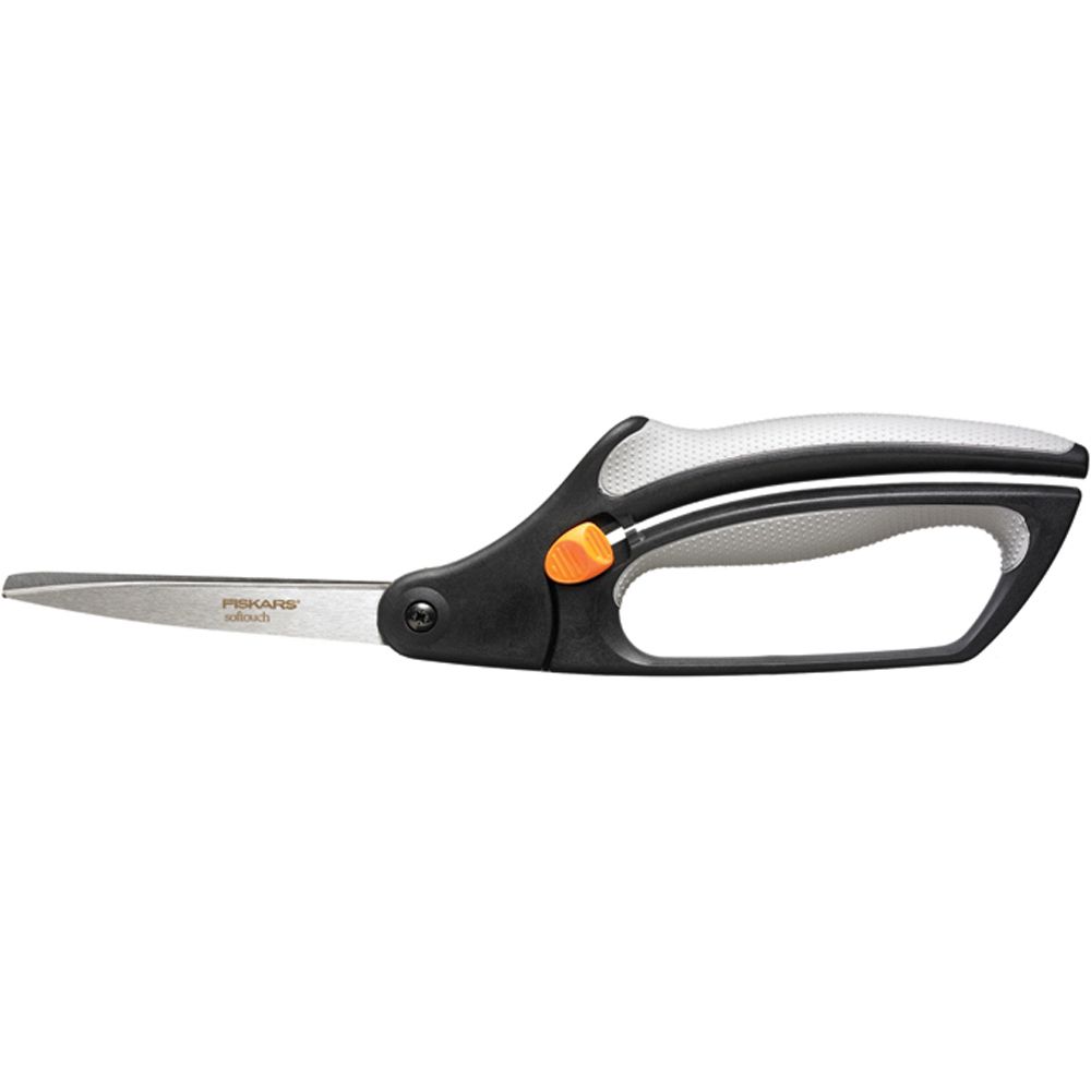 Fiskars Softouch Spring Action Scissors 10 in -Adjustable Pivot Screw