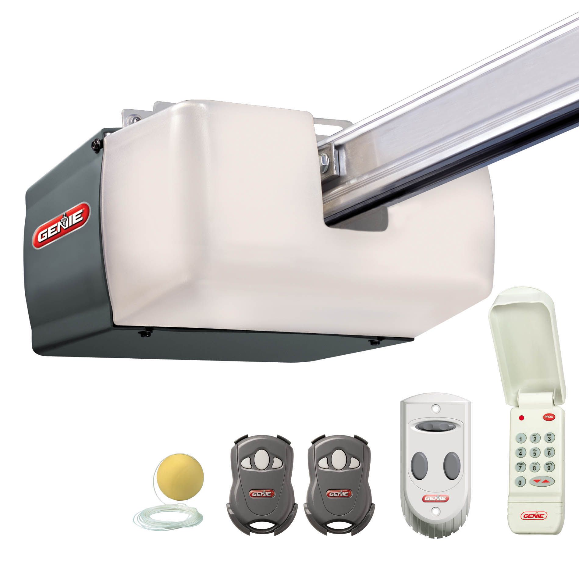 Genie Garage Door Opener 1/2 hp DirectLift™ Plus Screw Drive with 2  Multi-Function Remotes 36280S