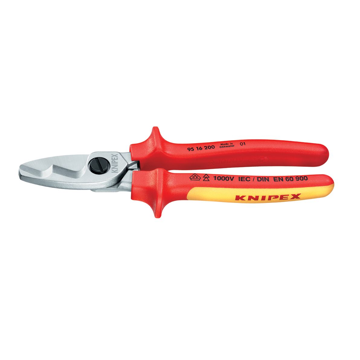 Knipex 8" Cable shears - 1,000V