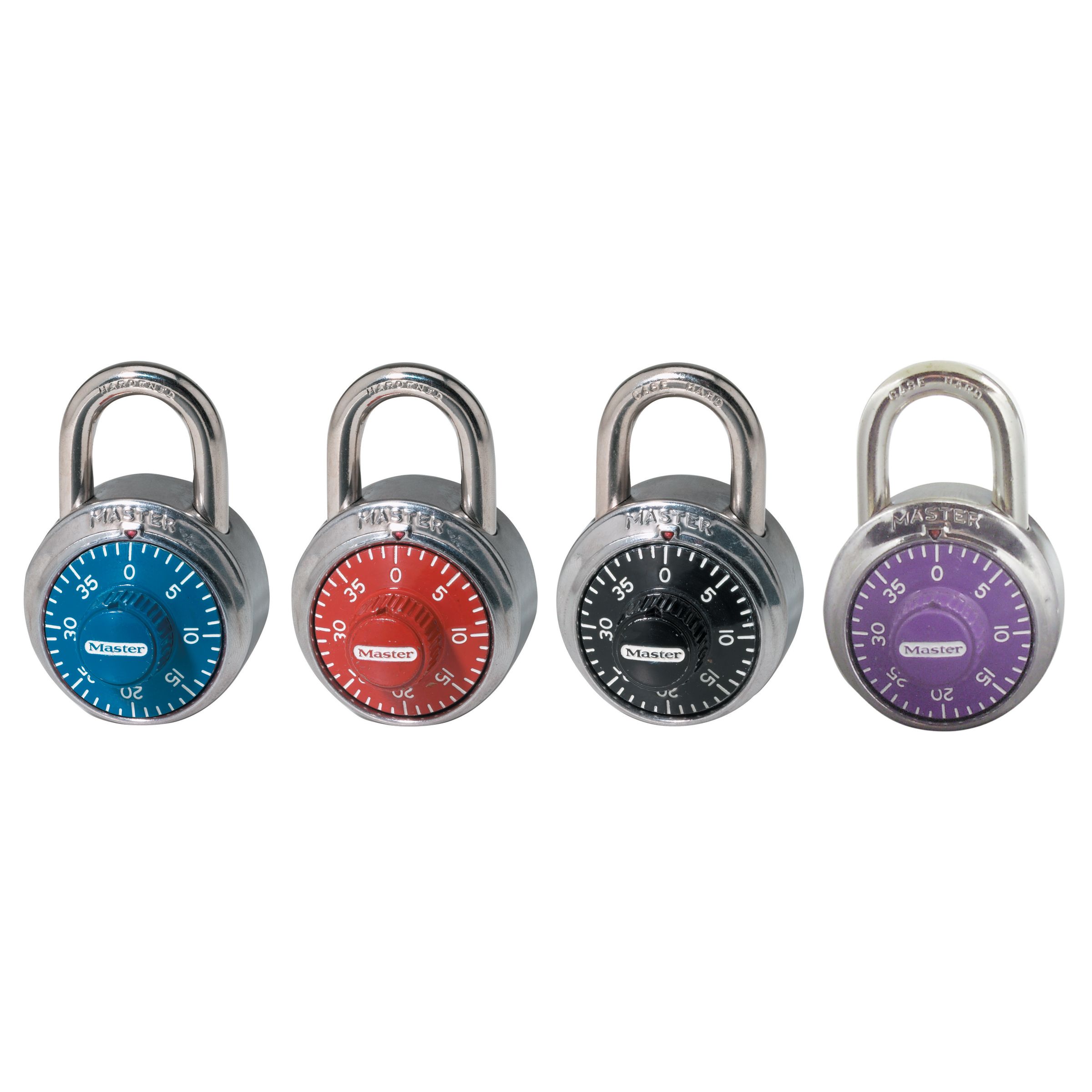 Master Lock 1-7/8 in. Combination Lock with Assorted Color Dials