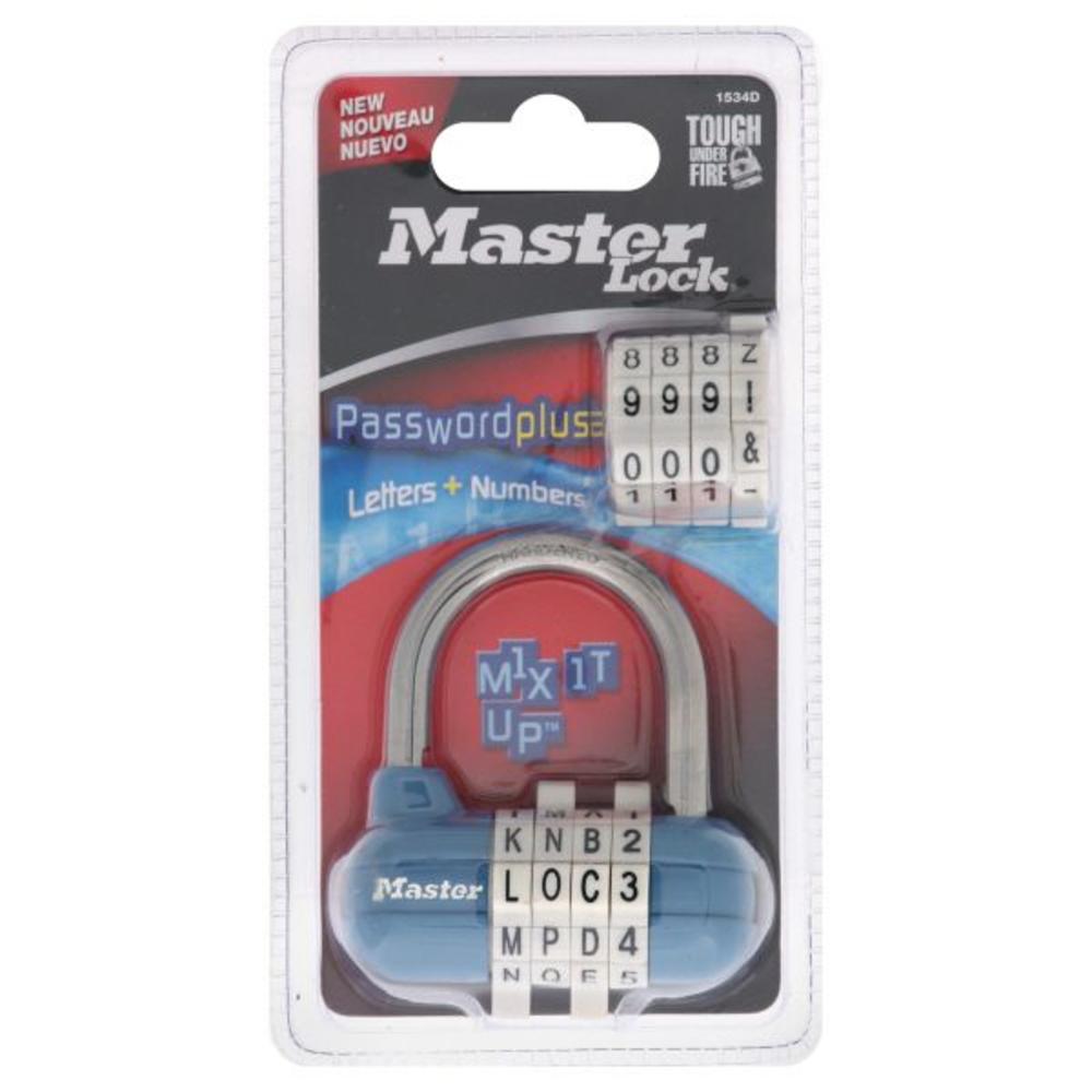 Master Lock Padlock, Password Plus, 1 padlock