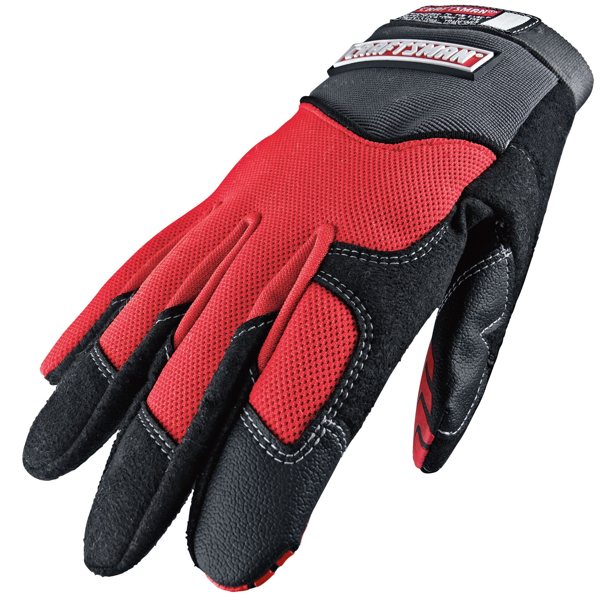 Craftsman Red Mechanics Gloves Medium Sears