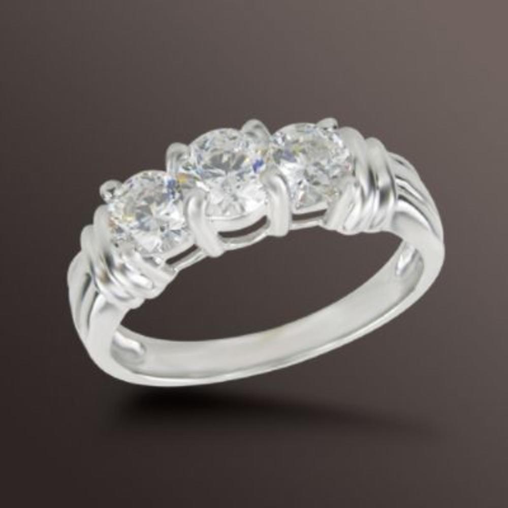 1 Cttw. Round Diamond 3-Stone Anniversary Ring