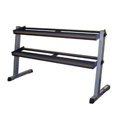 Body-Solid GDR60 2-Tier Horizontal Dumbbell Weight Storage Rack