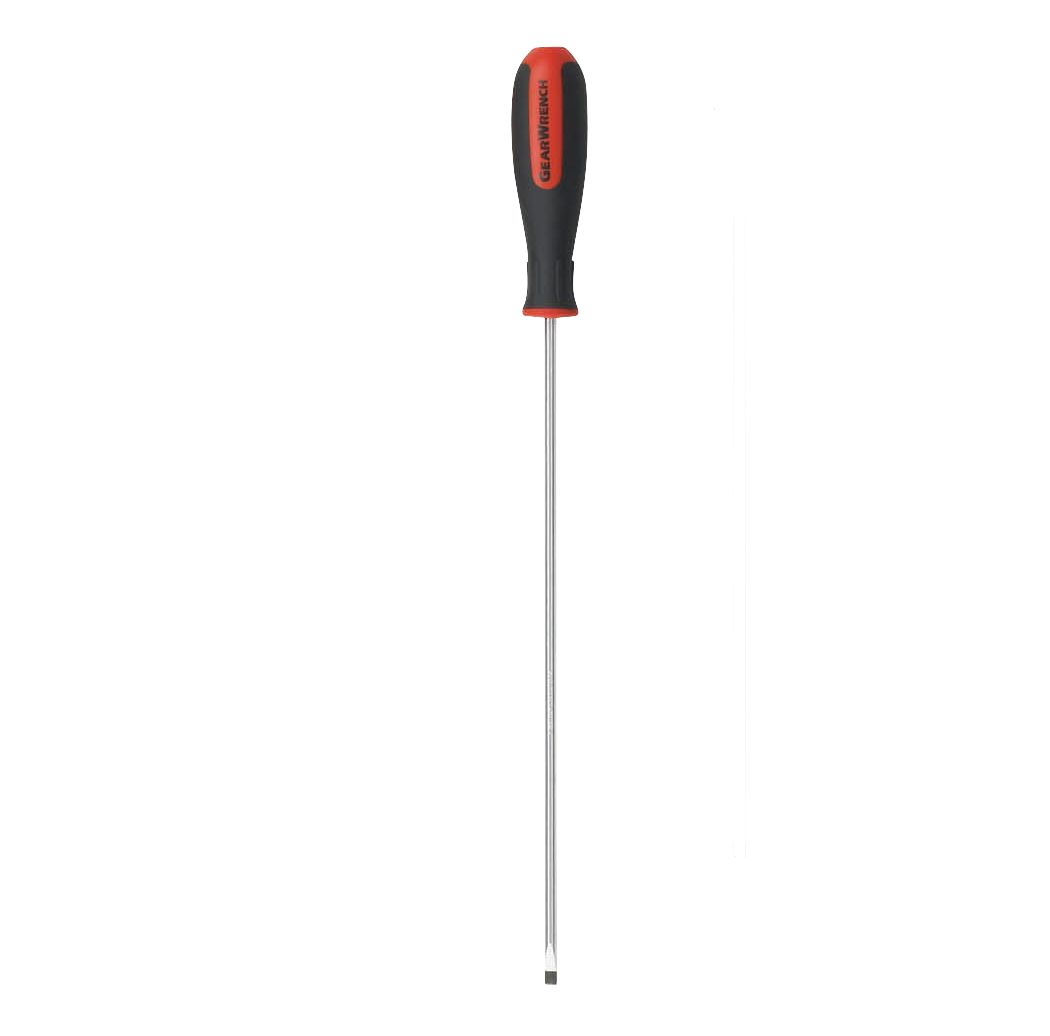 GearWrench 3/8" X 12" Slotted Screwdriver with Rounded Keystone Tip