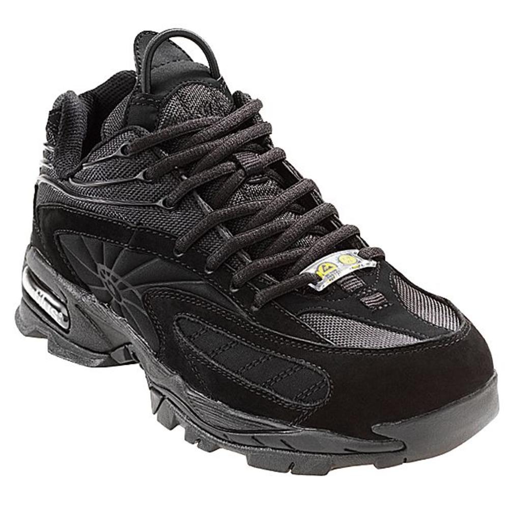 Nautilus Safety Footwear Men's Steel Toe Black Work Shoes N1380 Wide