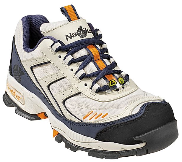 Nautilus Safety Footwear Women's Work Shoes Athletic White 01375 Wide Avail