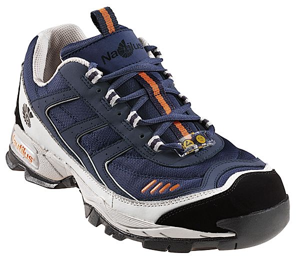 Nautilus Safety Footwear Women's Work Shoes Athletic Navy 01376 Wide Avail