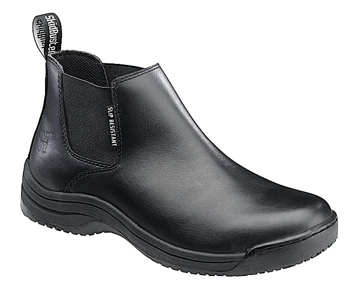 Skidbuster Men's Leather Slip-Resistant 05073 Chukka Work Boot - Black