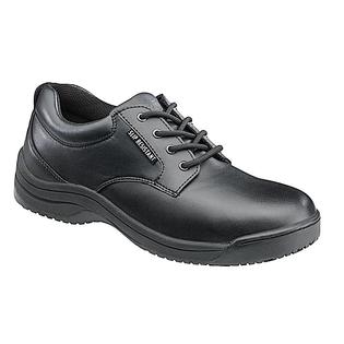 Skidbuster Women's Work Shoes Leather Slip-Resistant Oxford 05076 Black ...