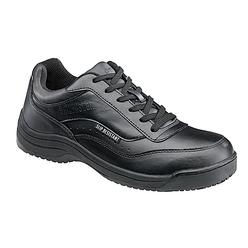 Skidbuster Women's Work Shoes Leather Oxford Black 05075 Wide Avail