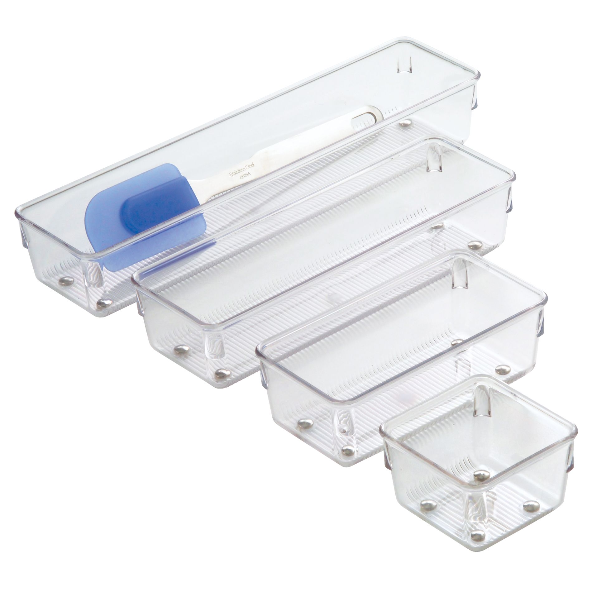 Inter Design Clear Linus Drawer Organizer