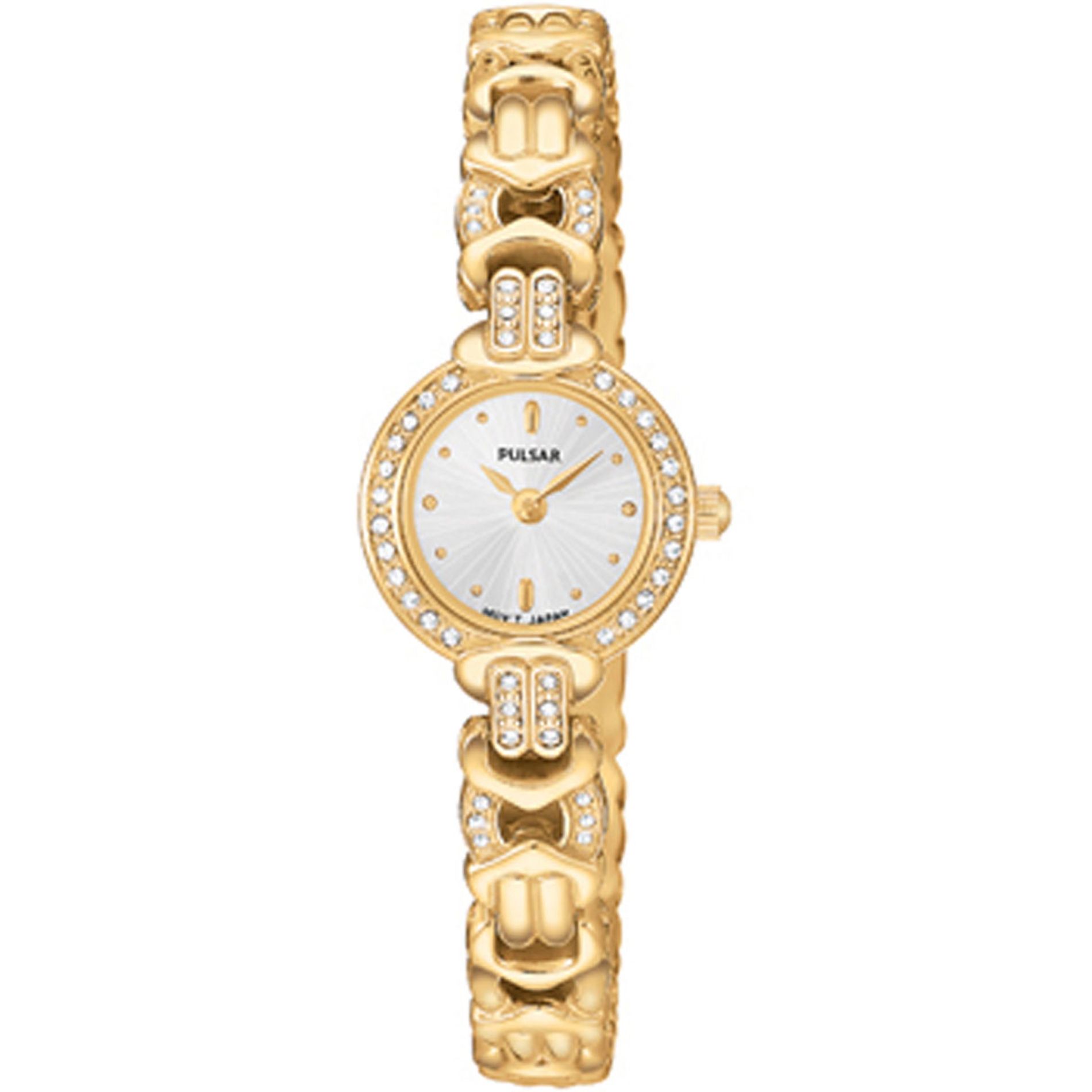 Pulsar Ladies' Crystal Goldtone Dress Watch