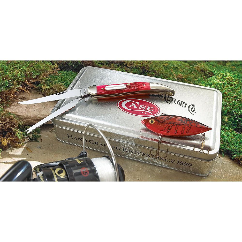 Case Knives Fishing Knife with Lure in Gift Tin