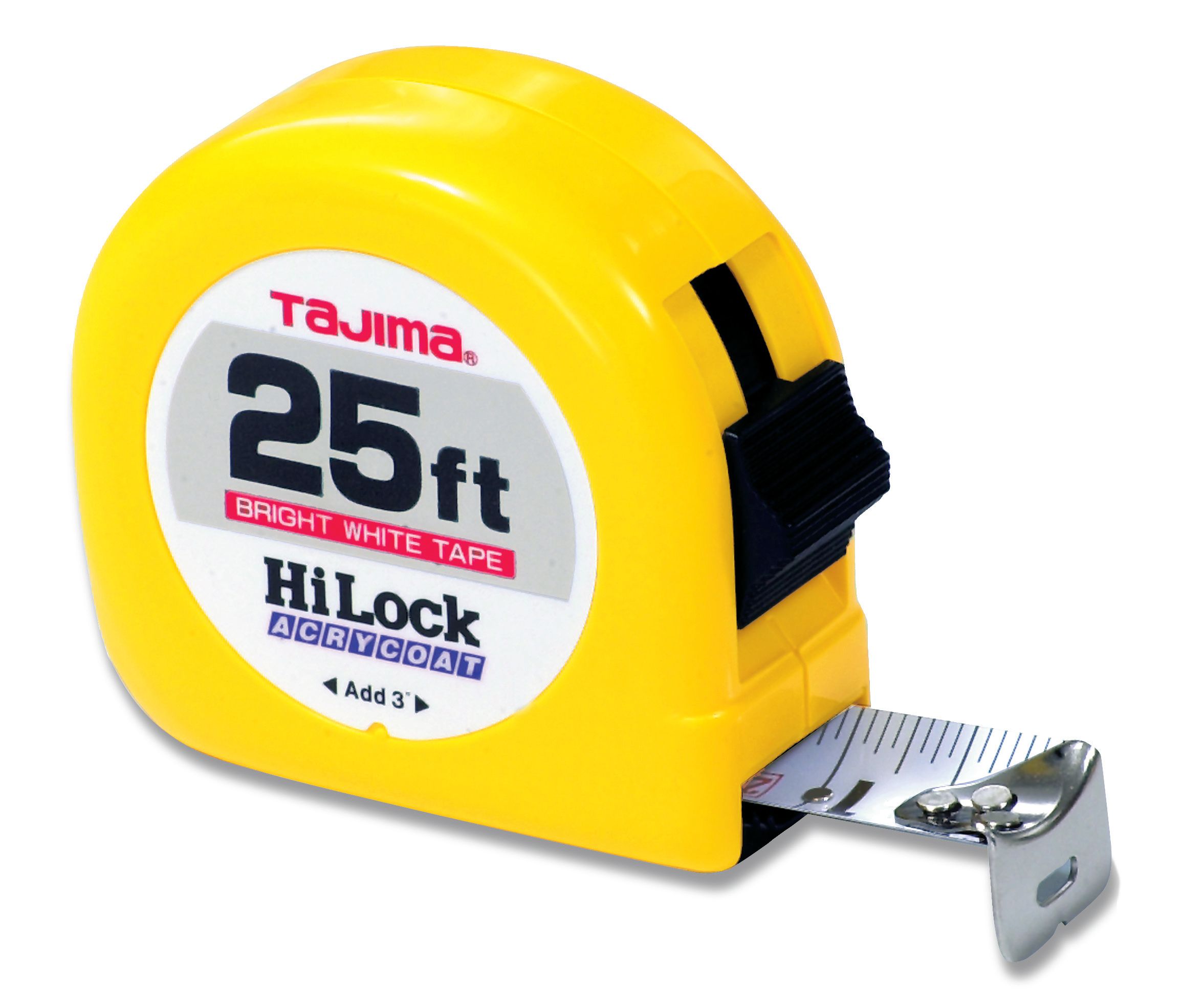Tajima Tool Corp Hi-Lock 25, standard scale 25 ft x 1 inch steel blade