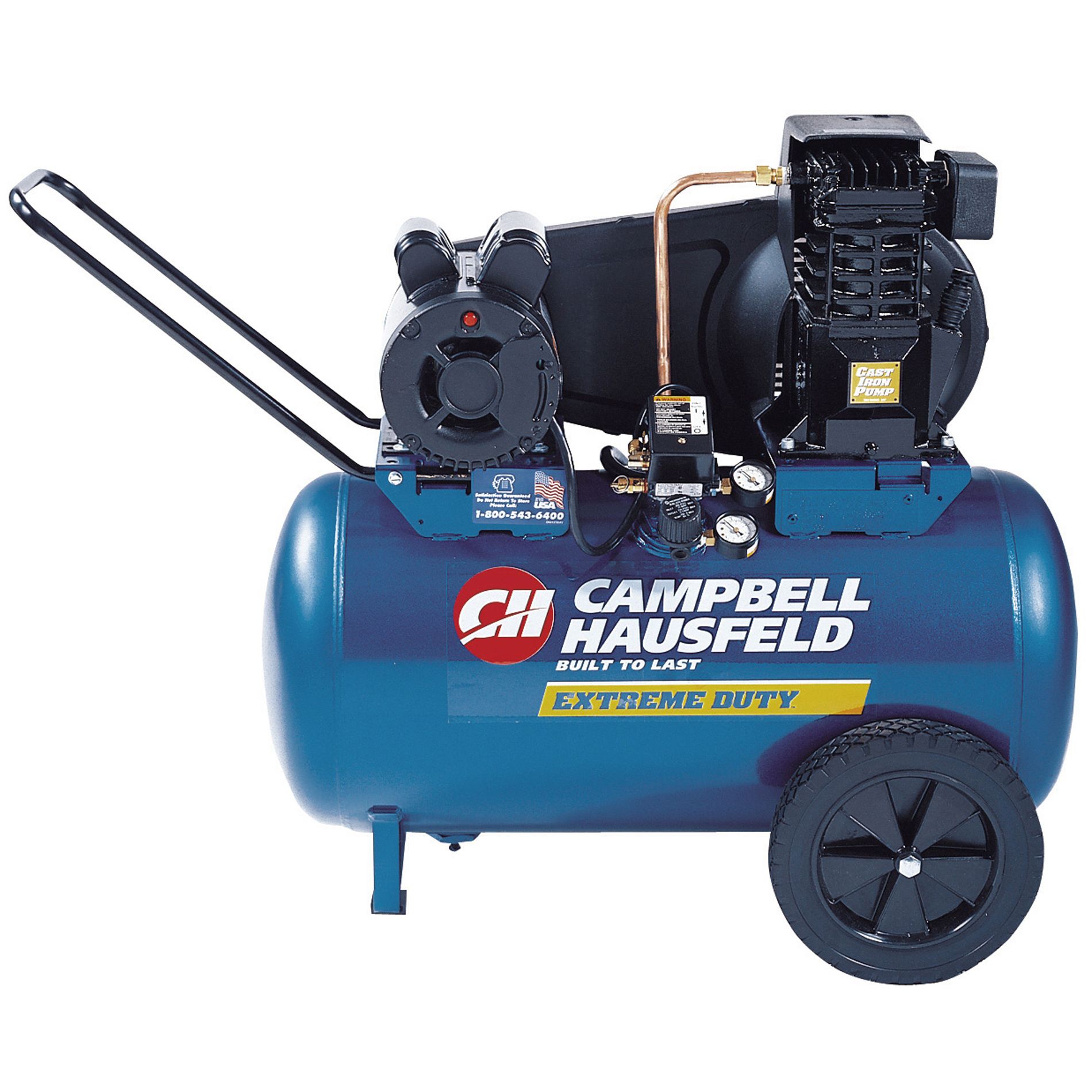 Campbell Hausfeld Single Stage Electric Air Compressor 120V, 2HP, 20 Gallon