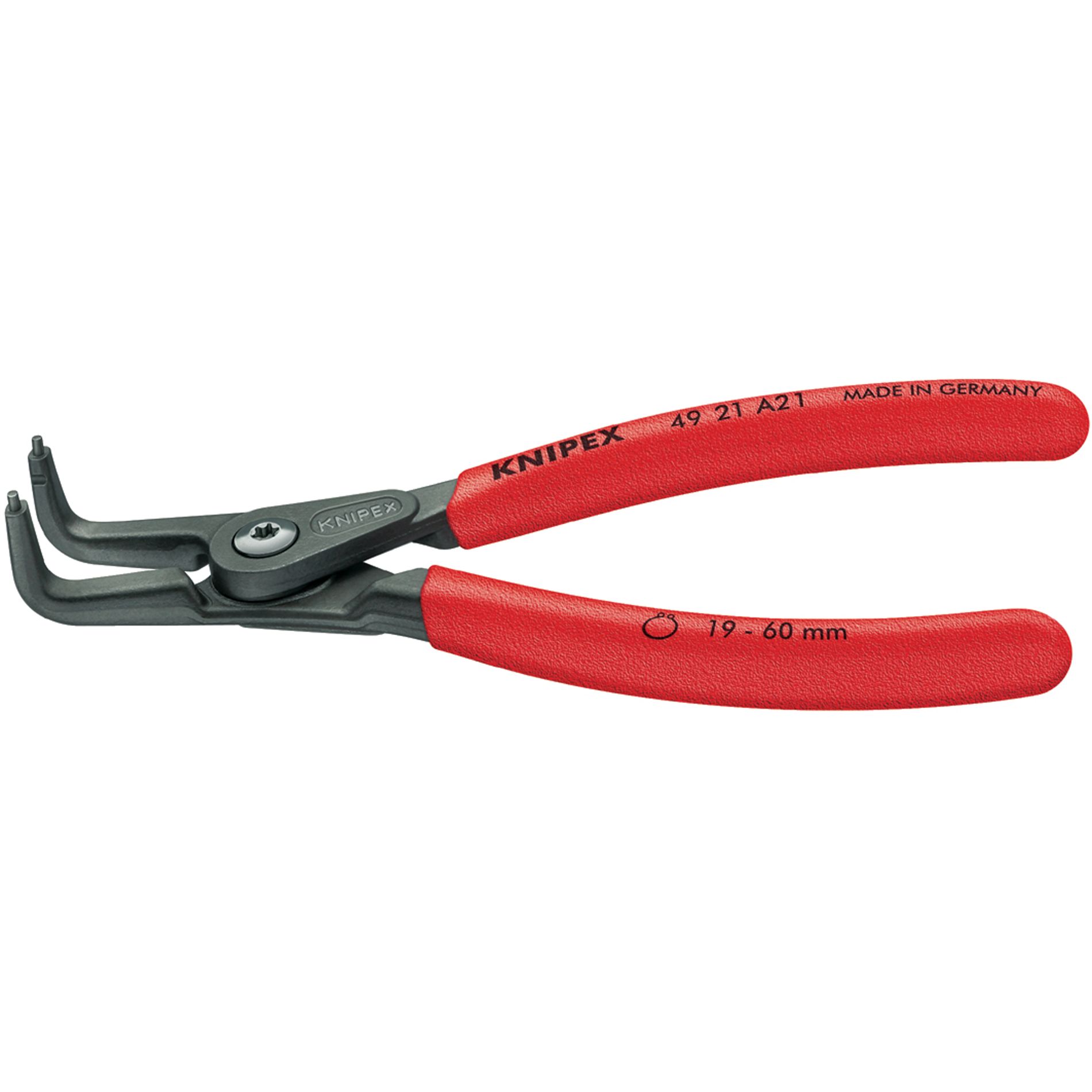 Knipex 8 1/2" Retain. Ring Pliers - External Angled