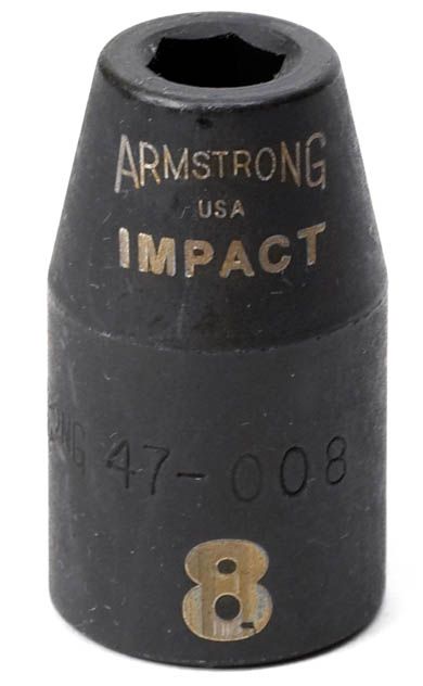Armstrong Tools 12 mm 6 pt. 1/2 in. dr. Impact Socket