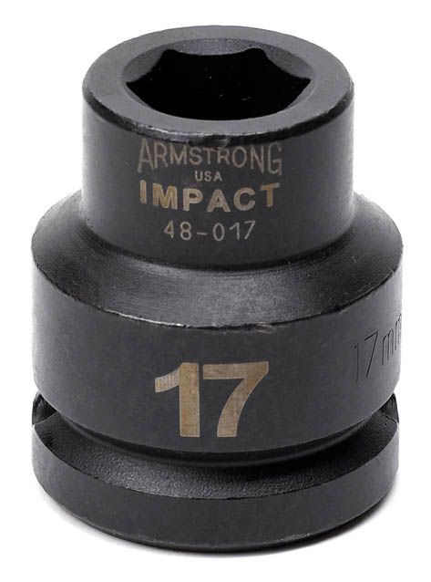 Armstrong Tools 27 mm 6 pt. 3/4 in dr. Standard Impact Socket
