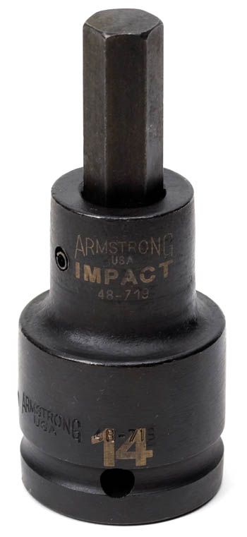 Armstrong 24 mm 3/4 in. dr. Impact Hex Bit Socket