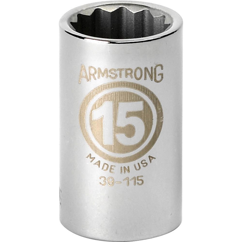 Armstrong Tools 11 mm socket, 12 pt. 1/2 in. drive
