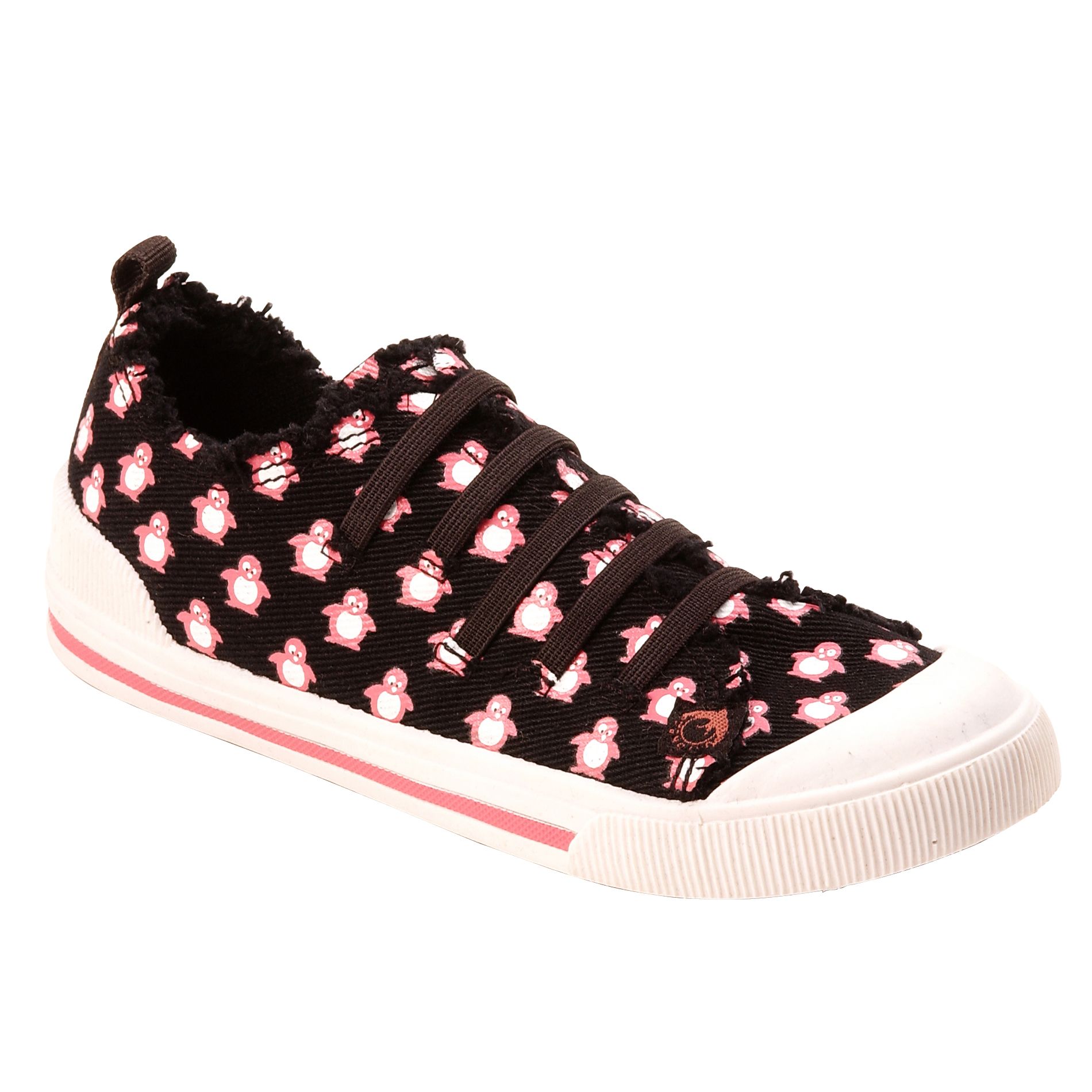 penguin print shoes