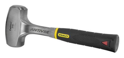 Stanley 3 lbs. x 11 in. Drilling Hammer -AntiVibe Steel Handle -FatMax