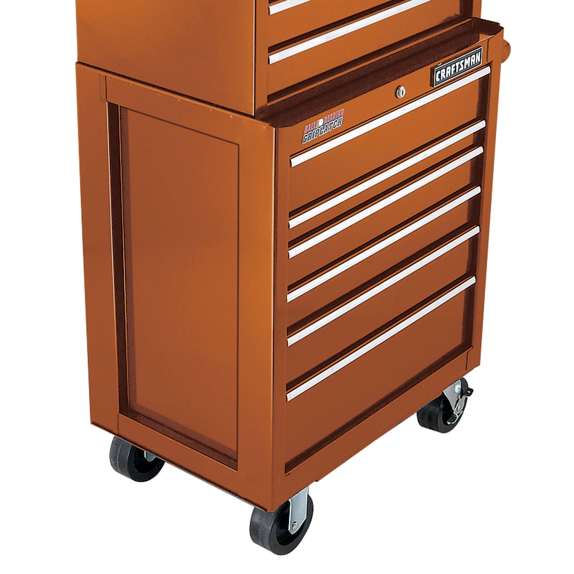Craftsman AXS 27" 6Drawer RollAway Tool Chest Orange Metallic