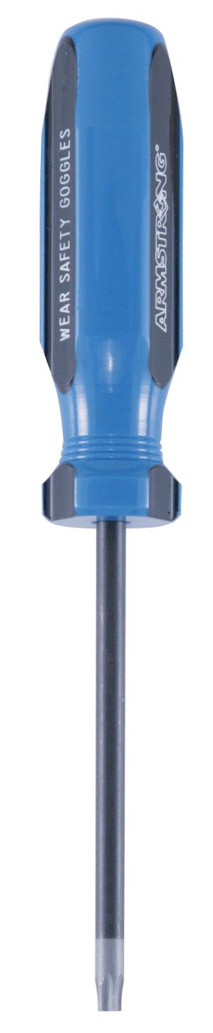 Armstrong T15 Torx Round Shank 3 in. blade Length Screwdriver