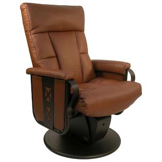 Demare Gliders Glider Rocker Leather Match Tan Home Furniture Living Room Furniture Living Room Chairs