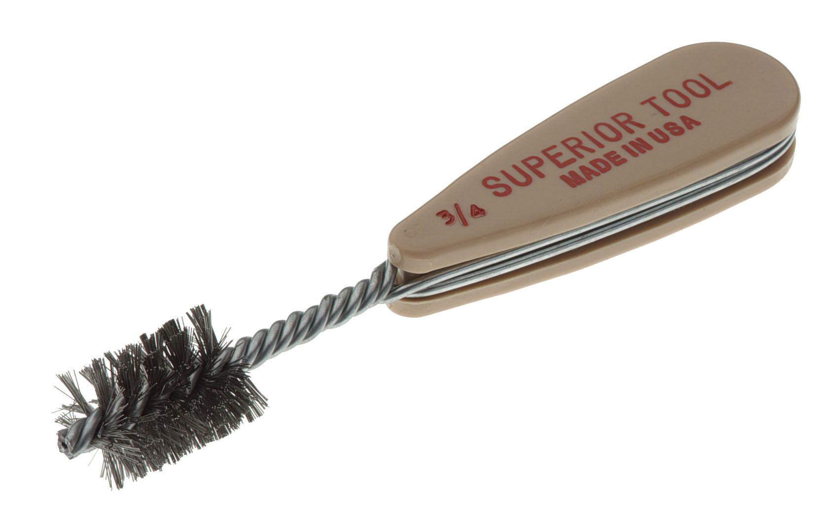 Superior Tool 1/2" Stainless Steel Heavy Duty Fitting Brush