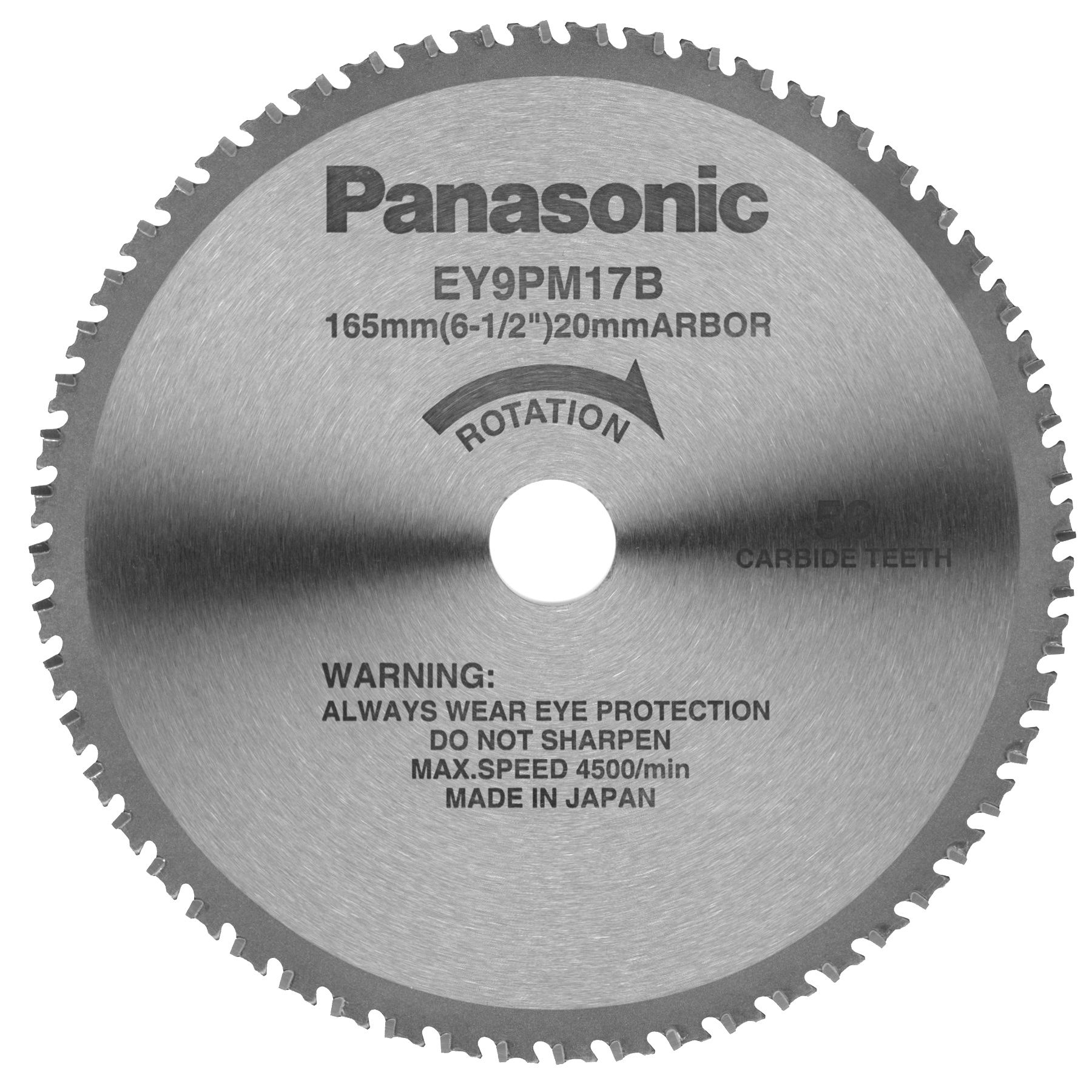 Panasonic 6 1/2 in. Thin Metal Cutting Blade -70 Teeth