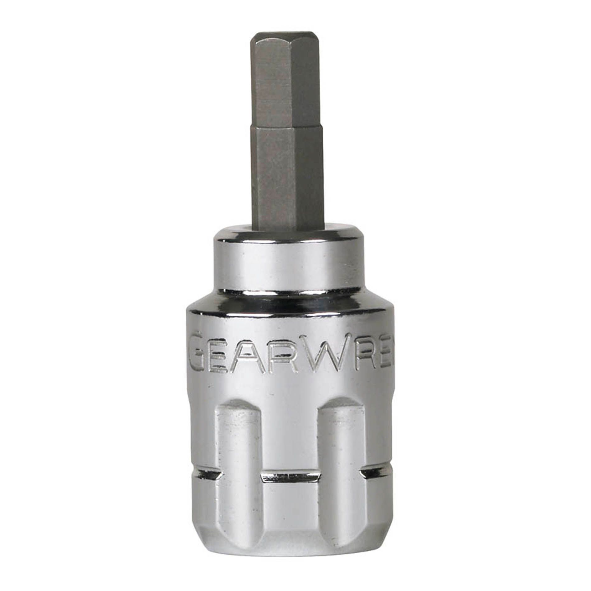 GearWrench 1/4 Inch Drive  Pass Thru Ratchet Square Drive Bit Socket Hex 3mm