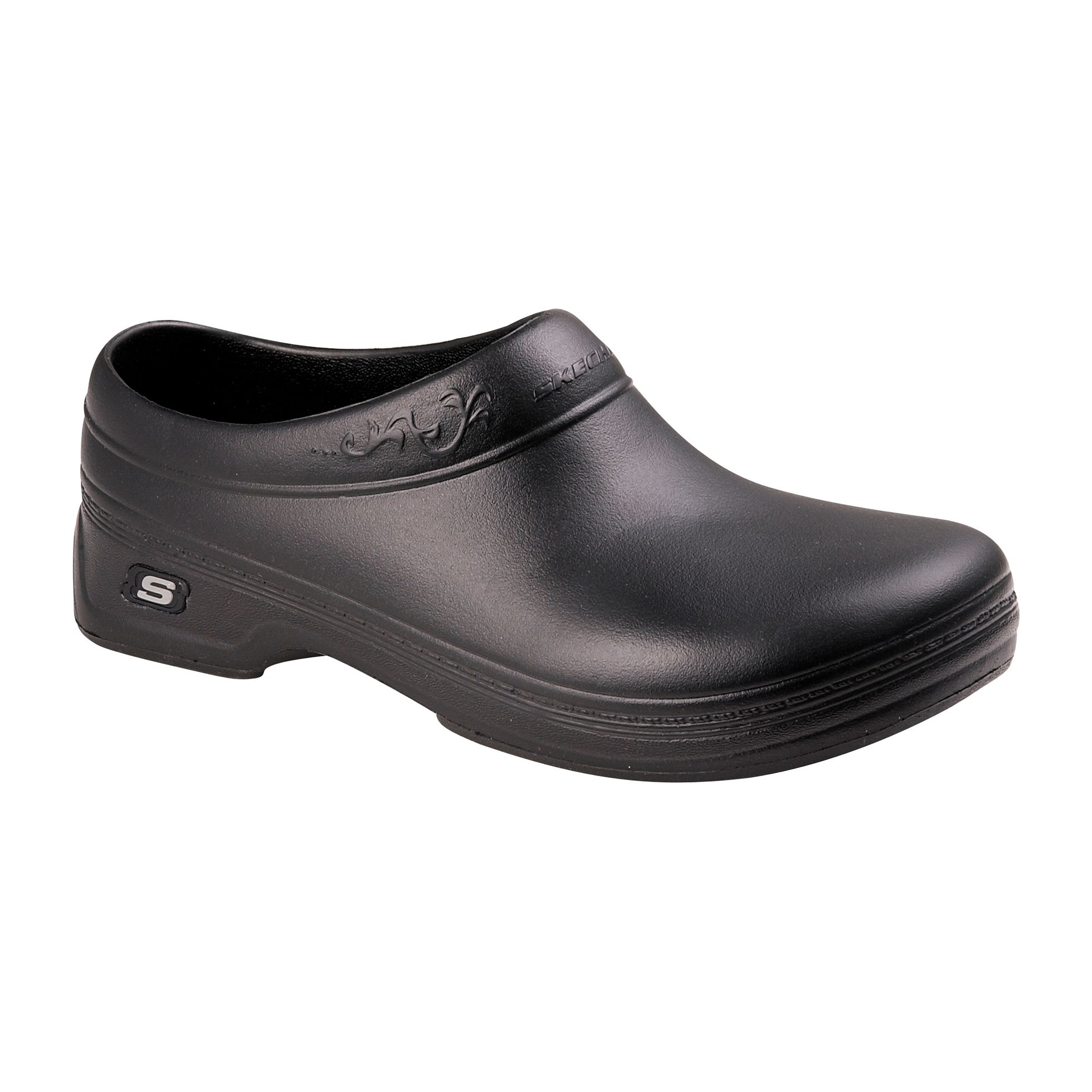 skechers for work women's slip resistant clog