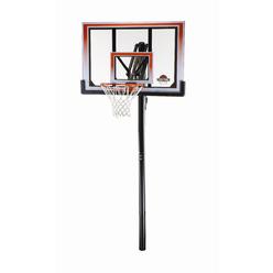 Lifetime 71799 Height Adjustable In Ground Basketball System, 50 Inch Shatterproof Backboard