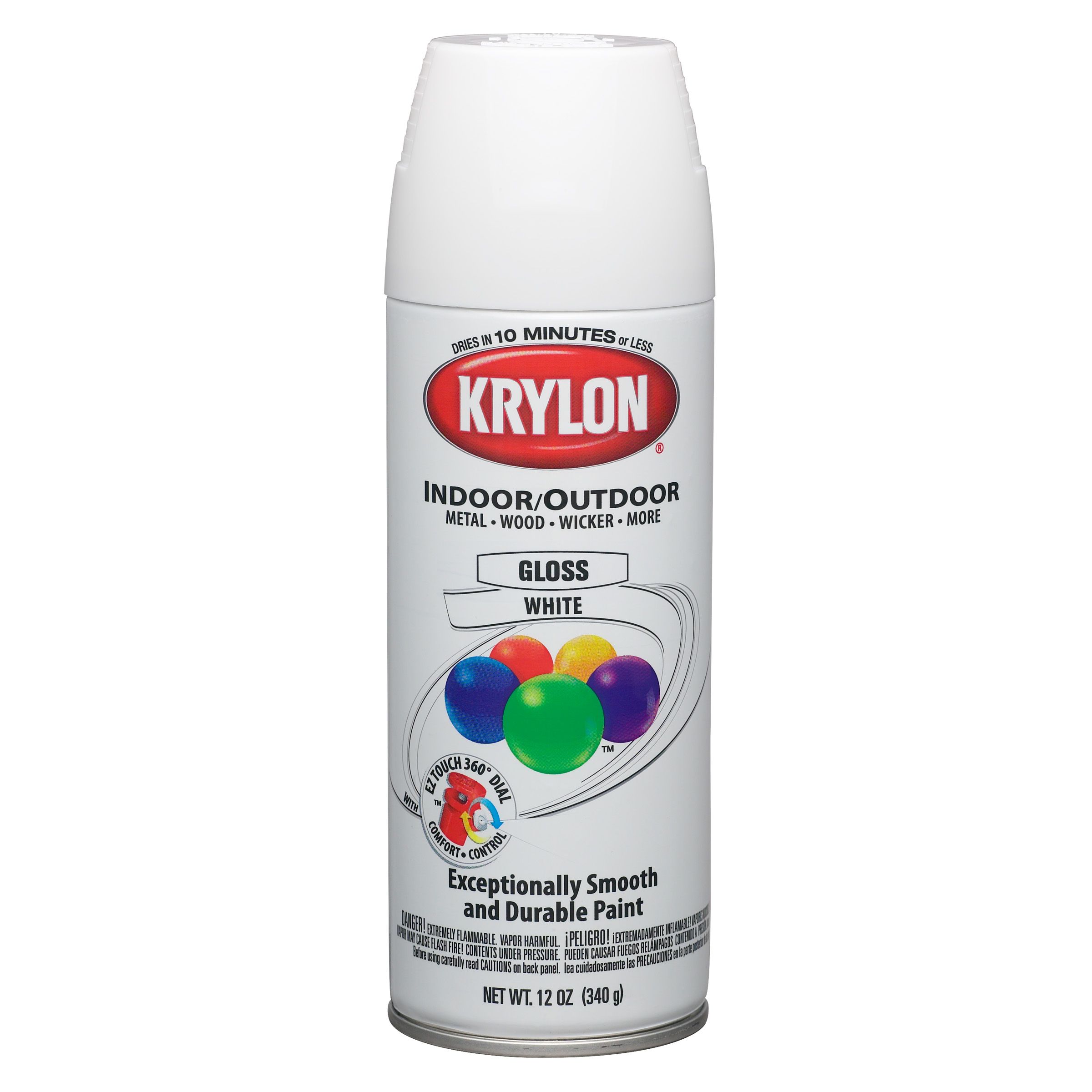 Krylon Glssywhite-Paint Spray