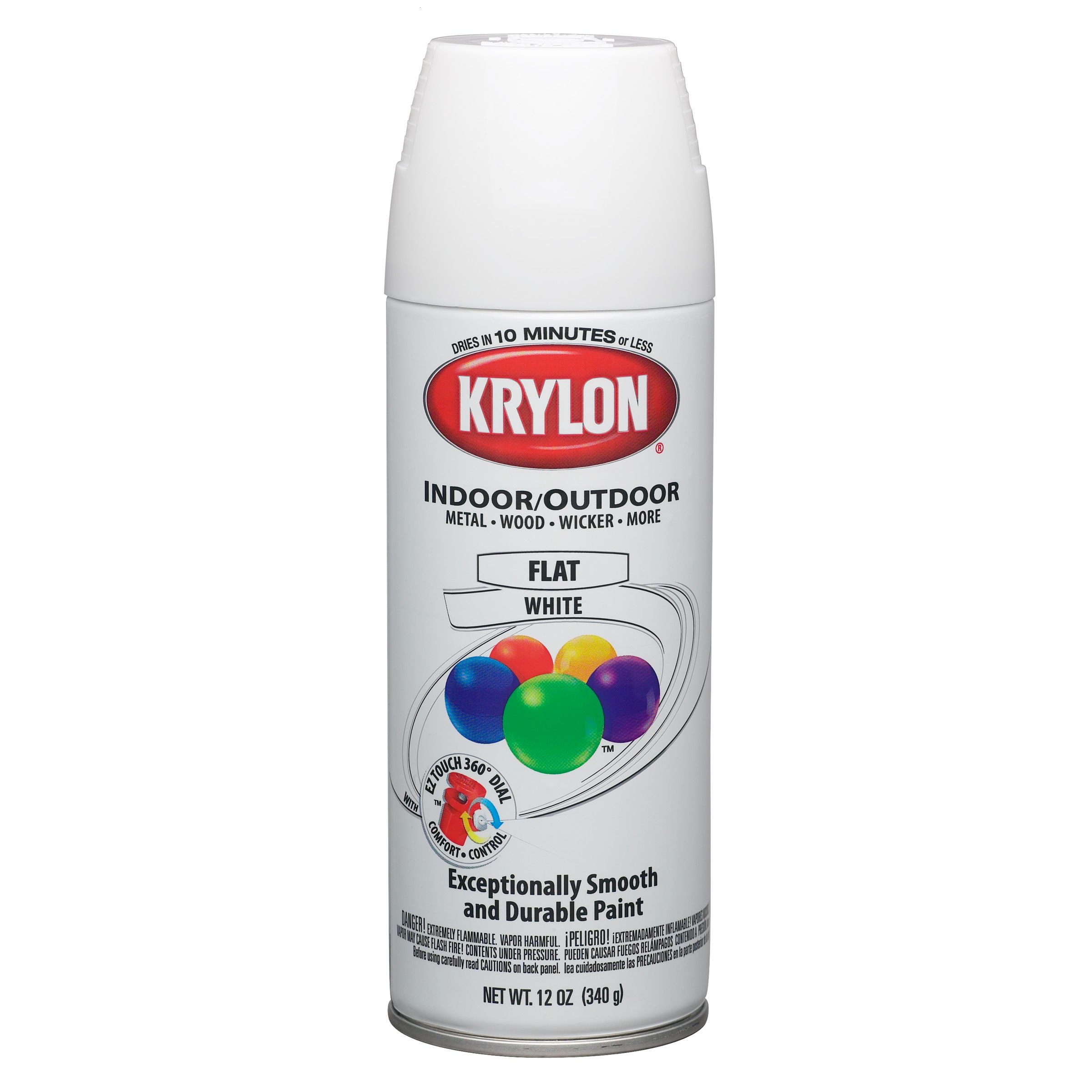 Krylon Flat White-Paint Spray