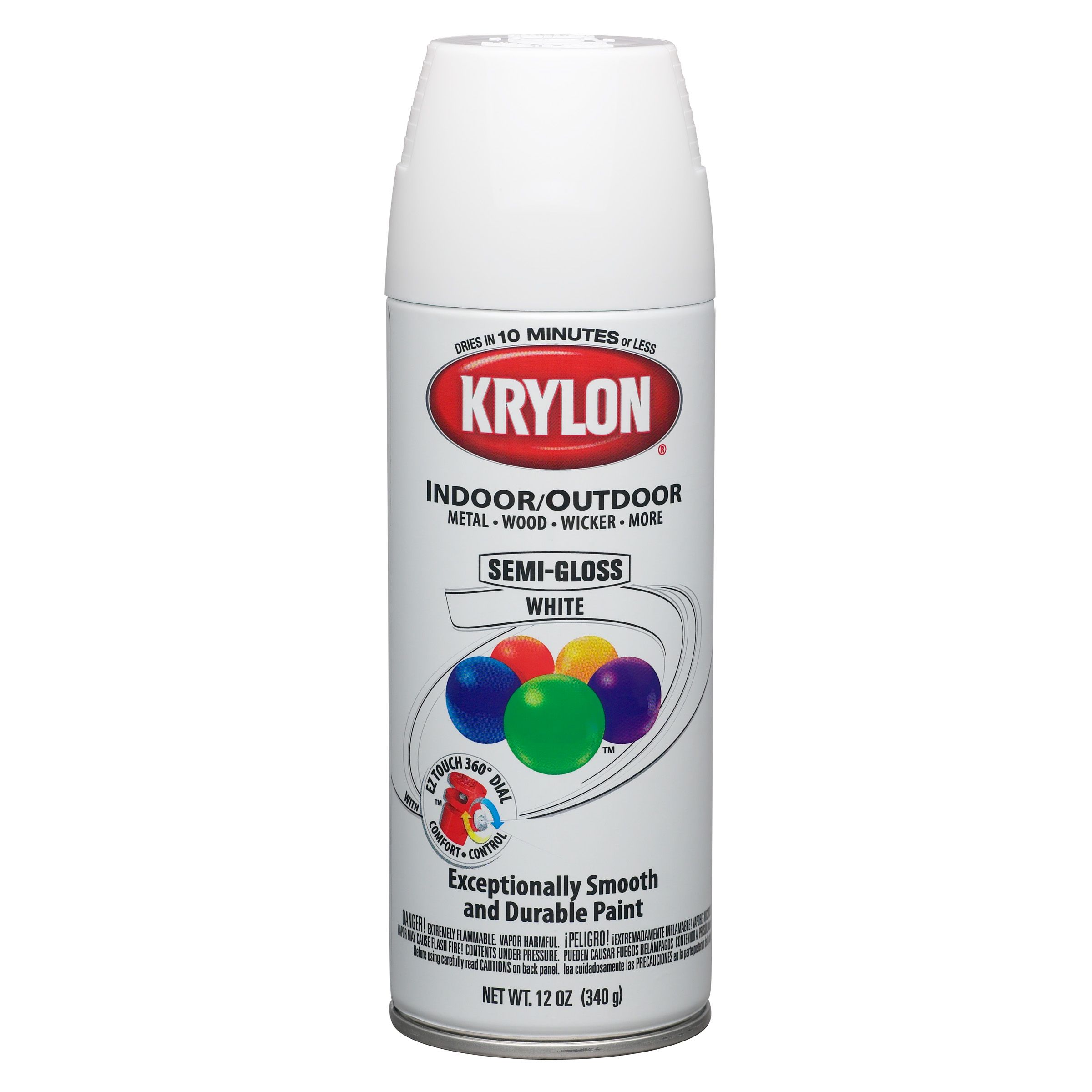 Krylon White Semi-Paint Spray