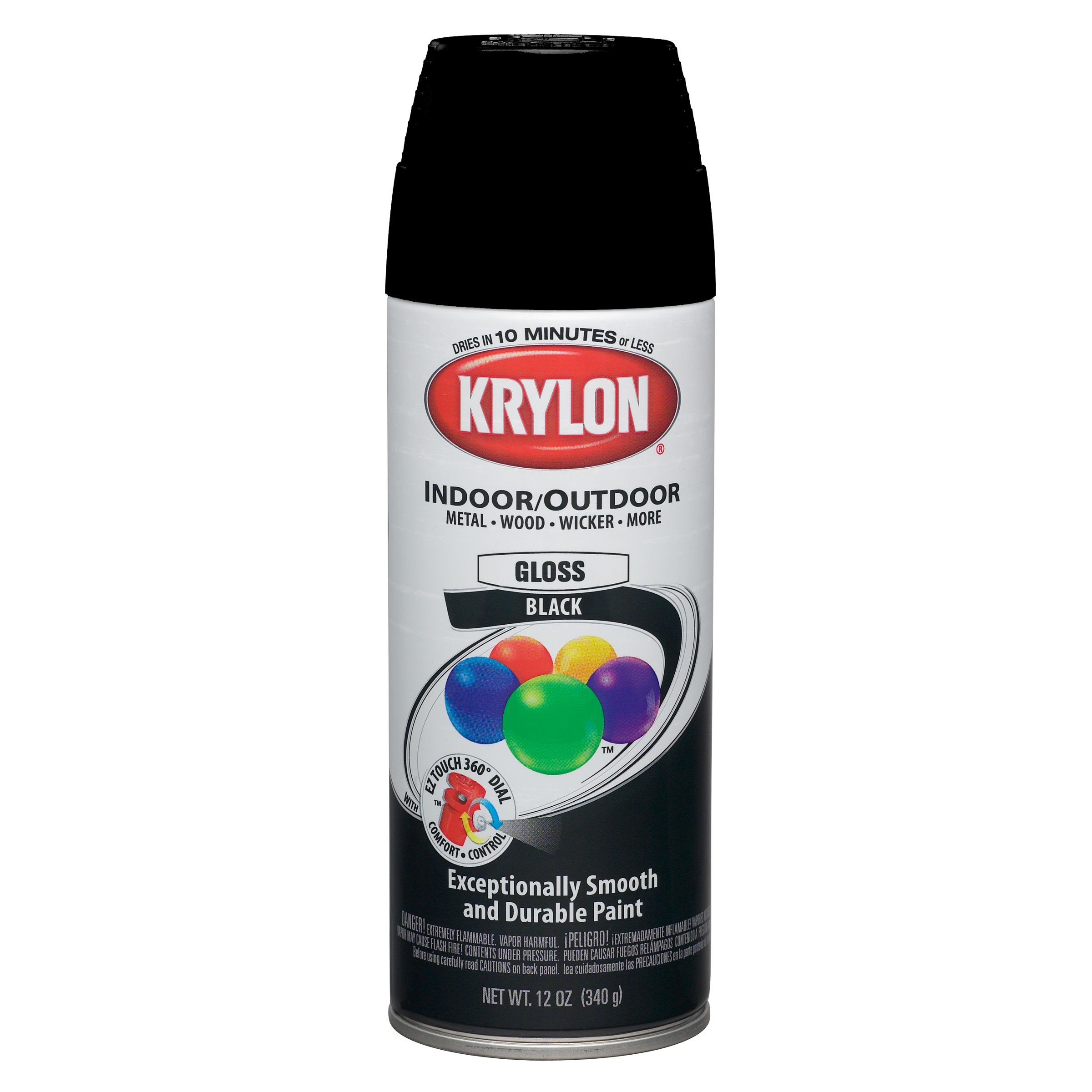 Krylon Glos Black-Paint Spray