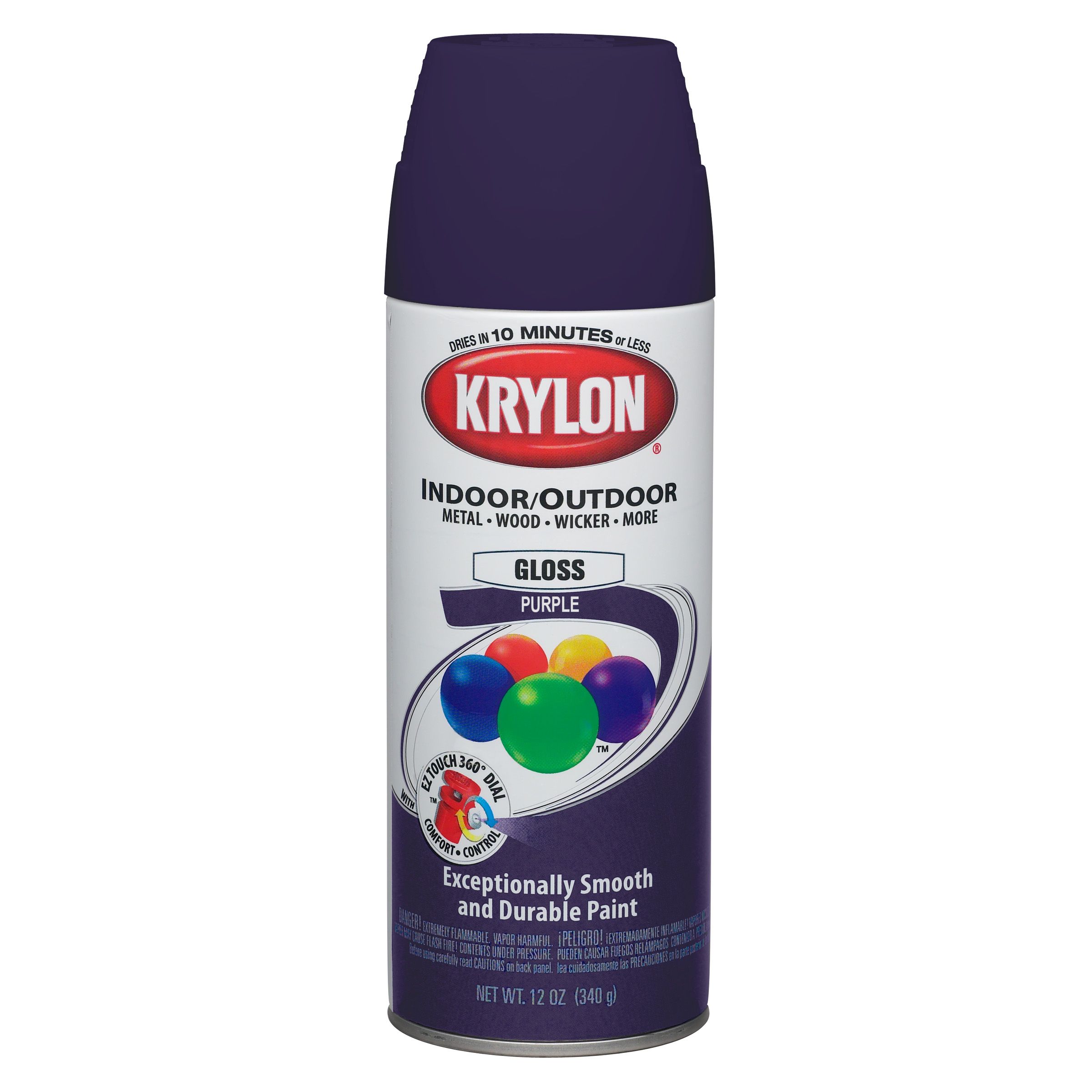 Krylon K02619000 H20 Latex Aerosol Spray Paint 12