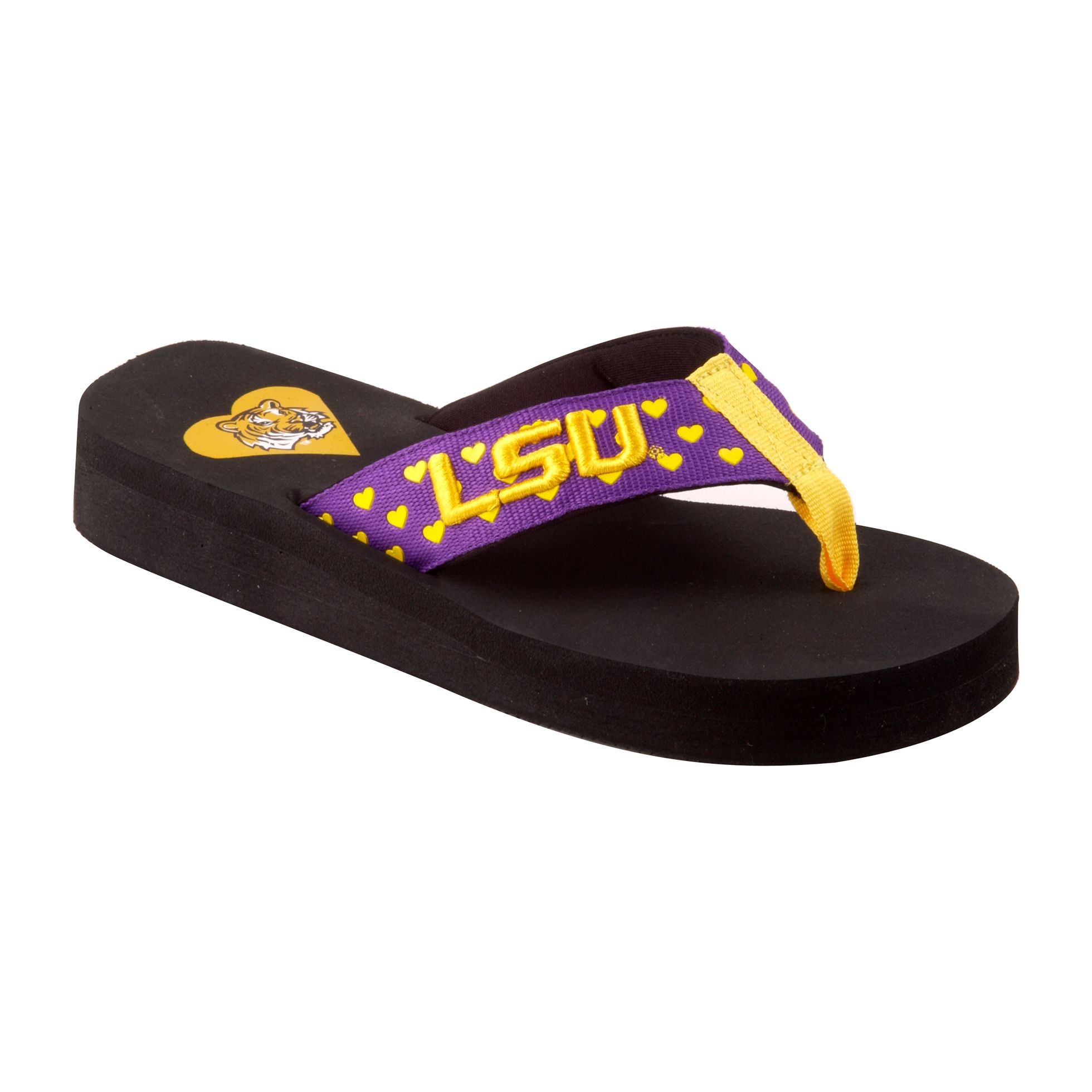 lsu women's slippers