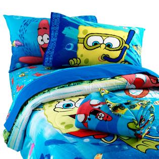 Nickelodeon SpongeBob Peek A Boo Twin/Full Fleece Blanket