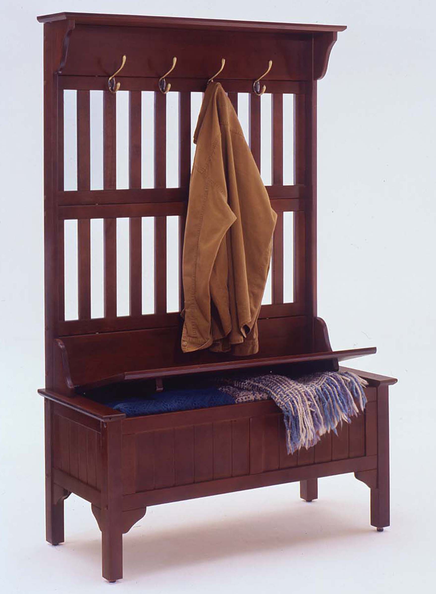Home Styles Mini Hall Tree Storage Bench